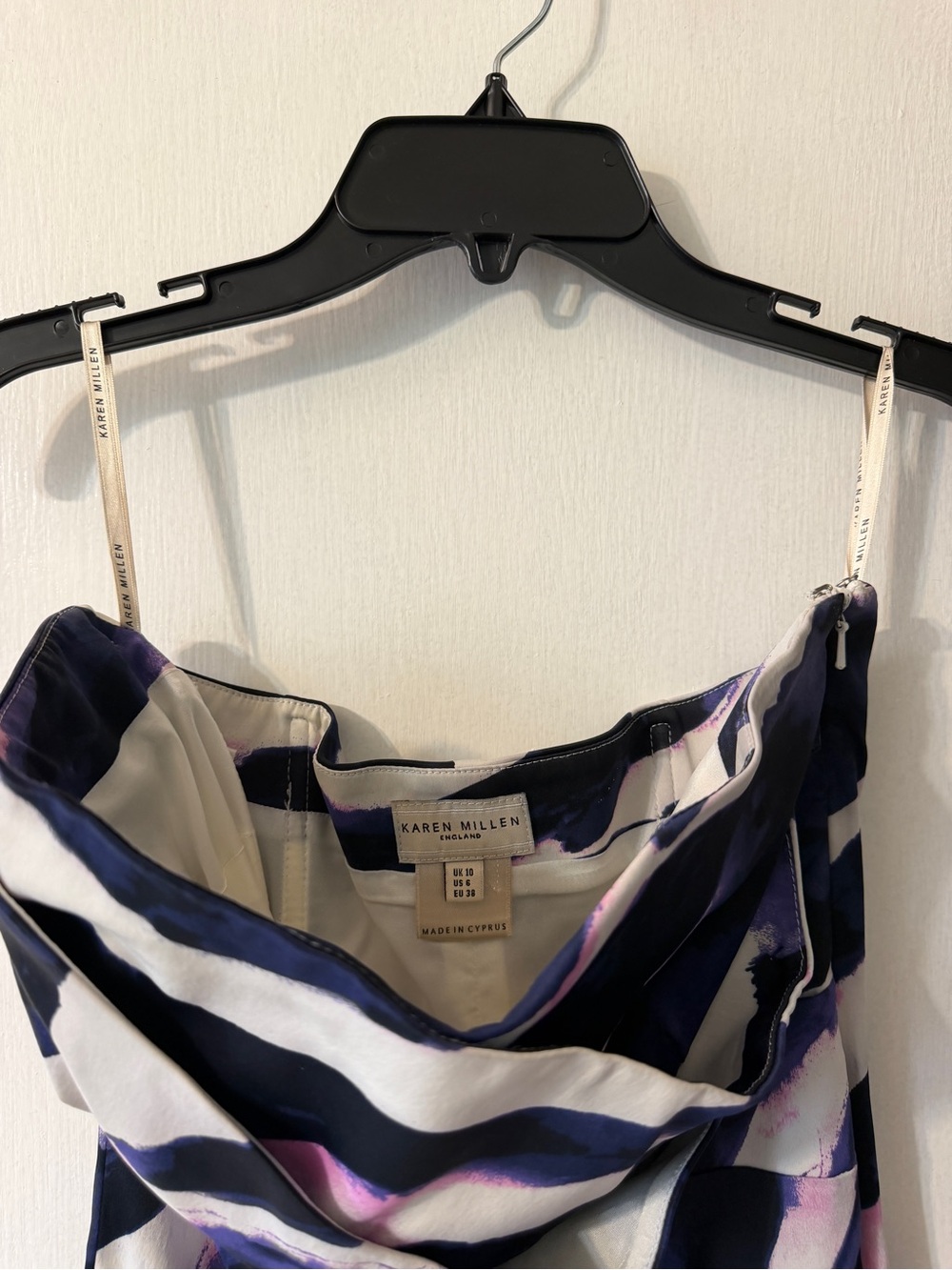 Karen Millen Abstract Brushstroke Dress - Size 6 - Multicolor - Picture 11 of 16